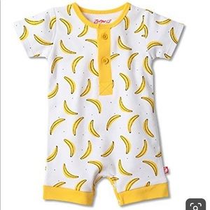 Zutano playsuit, banana